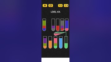 Water sort puzzle level 414