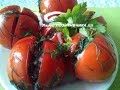 Малосольные помидоры  с чесноком и зеленью / Pickled tomatoes with garlic and herbs