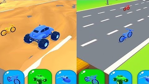 Shape-shifting All Levels Mobile Walthrough iOS,Android Gameplay Stick Run Game New Level Part 14