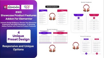 Elevate Your Elementor Experience with BWD Showcase Product Features Addon!