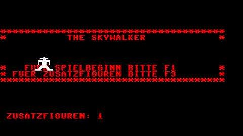 Weird C64 Game - The Skywalker