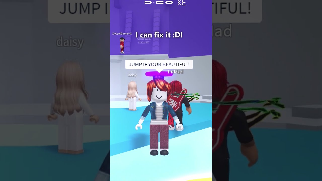 Jump If Your Beautiful Roblox 