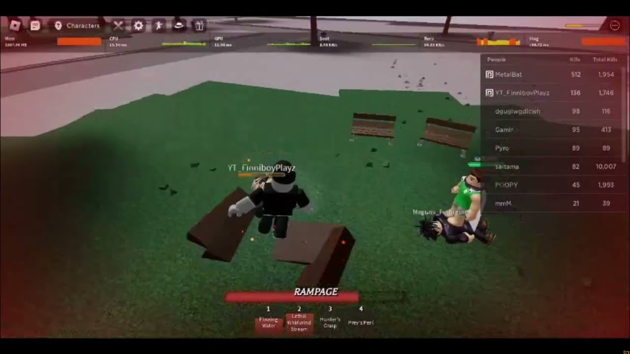 Playing TSB Roblox The Strongest YouTube 