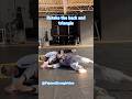 Back take into a triangle submission #jiujitsu #trianglechoke #submission #bjj #Backcontrol