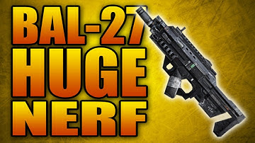 Bal-27 HUGE Nerf! Now has Tons of Recoil! (Advanced Warfare Bal Patch)