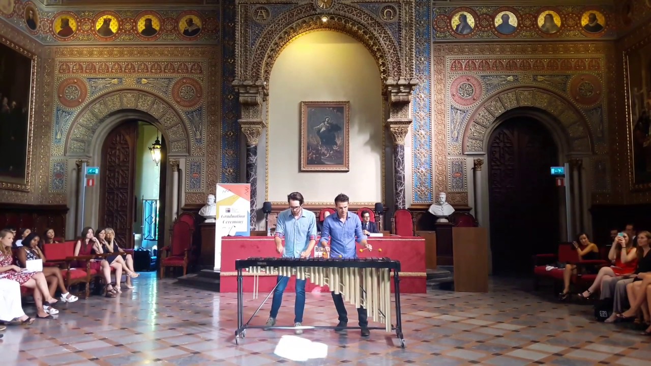 Beautiful Nuvole Bianche (Einaudi) MARIMBA Cover in Church