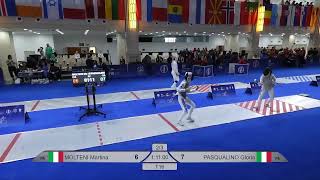 Euro Champs 2026 CWF - L16 - Martina Molteni ITA v Gloria Pasqualino ITA