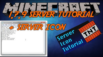 How to make a minecraft server 1.7.9 + server icon