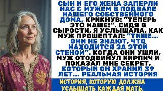 видео: Наш родной сын запер нас в подвале, чтобы забрать дом. Но мой муж прошептал «Тише… У меня есть тайна картинка: Наш родной сын запер нас в подвале, чтобы забрать дом. Но мой муж прошептал «Тише… У меня есть тайна