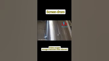 Screen drum, rotary screen, screen cylinder, sewage treatment filter element