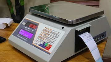 Weighing machine with Barcode | Raintech billing software