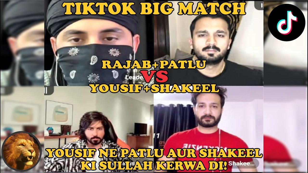 TIKTOK BIG MATCH, Rajab butt Patlu Vs Yousif Shakeel