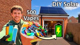 Can I Live Off-Grid Using Littered Vapes & Solar?