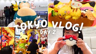 POKEMON CENTER TOKYO DX & TOKYO POKEMON CAFE!!! - TRIP TO TOKYO VLOG (DAY 2)!