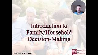Introduction to Family/Household Decision-Making