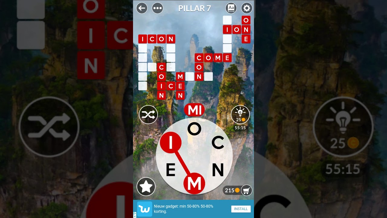 Wordscapes Canyon Pillar 7