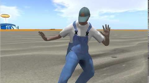 Mesh avatar made with Makehuman and Blender