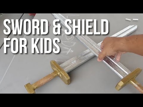 DIY Wood Swords and Shields for Kids - YouTube
