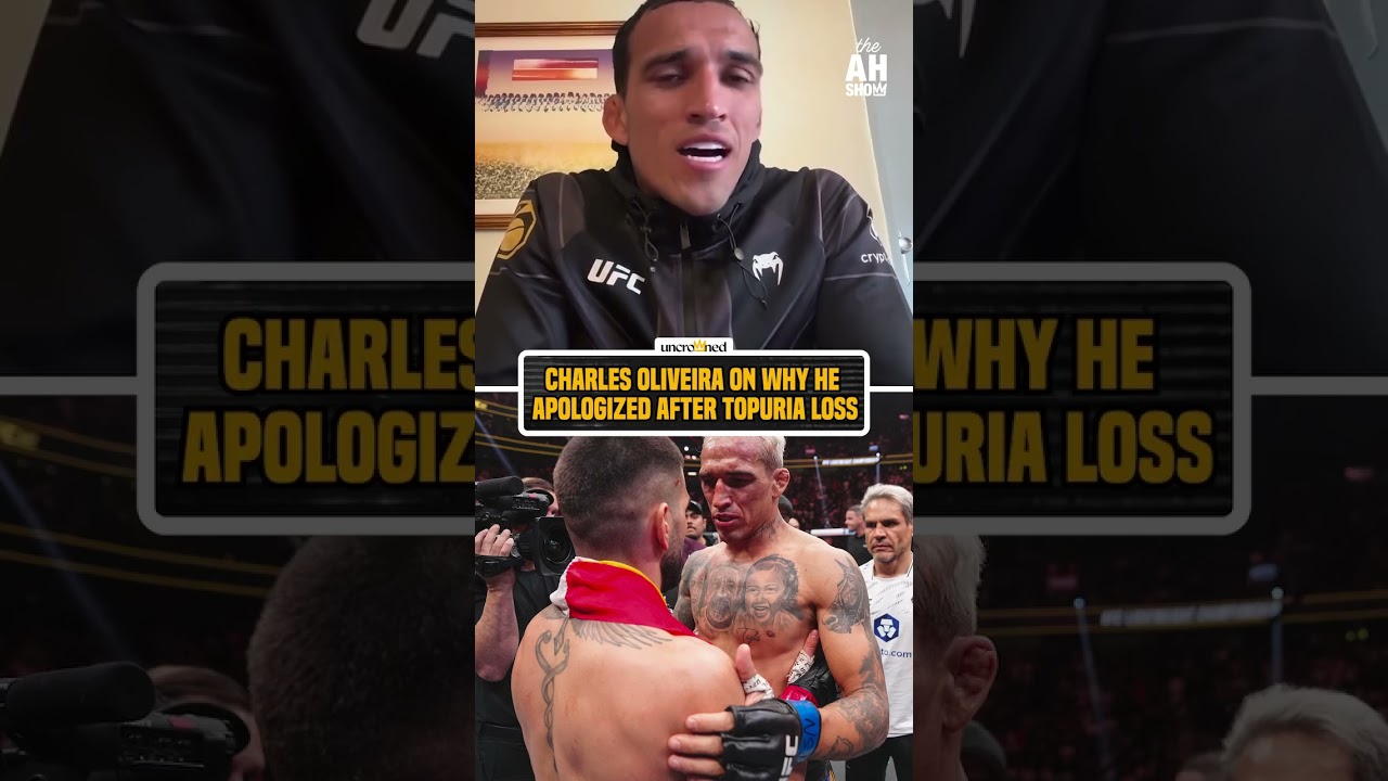 Charles Oliveira on Why He Apologized After Ilia Topuria Loss 🙏