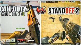 CALL OF DUTY MOBILE vs STANDOFF 2 COMPARISON | Which one is Best?