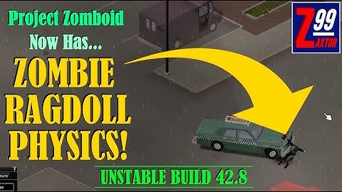 Project Zomboid - New Ragdoll Physics Highlight - Unstable Build 42.8