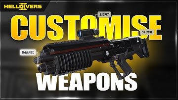 Helldivers 2 New Weapon Gameplay & Customization With Update