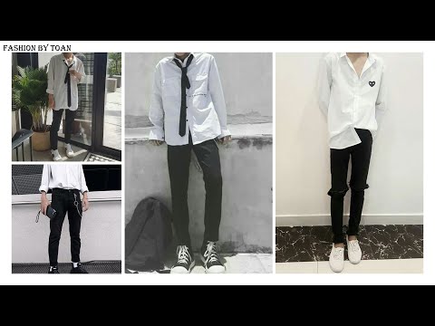 Phối đồ sơ mi trắng với quần tây phong cách mới