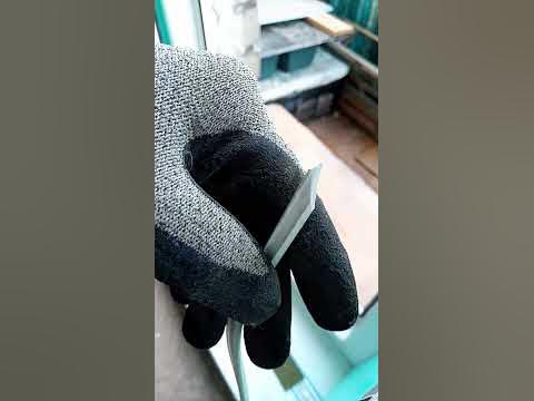 Установка заглушки паза штапика. Мелочь - а приятно - YouTube