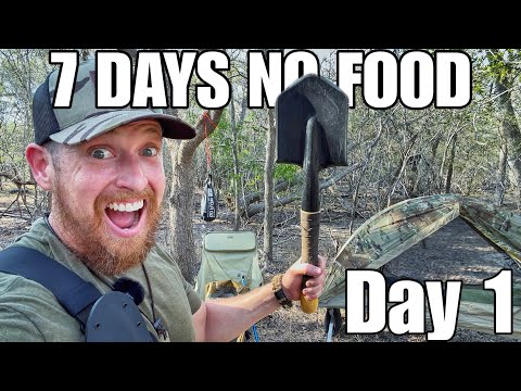 7 Day No Food Or Water Camping Challenge — Day 1: Into The Wild