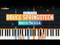 How to Play "Born in the U.S.A." by Bruce Springsteen | HDpiano (Part 1) Piano Tutorial