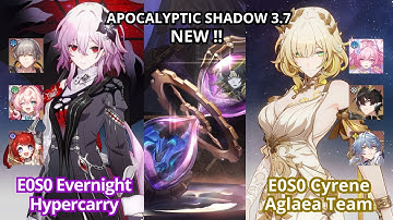 NEW ! E0S0 Evernight & Cyrene Aglaea Team - Apocalyptic Shadow Floor 4 - Honkai: Star Rail 3.7