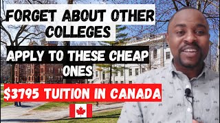 Top 5 CHEAPEST COLLEGES in CANADA for International students | No IELTS Required, Low GPA Accepted