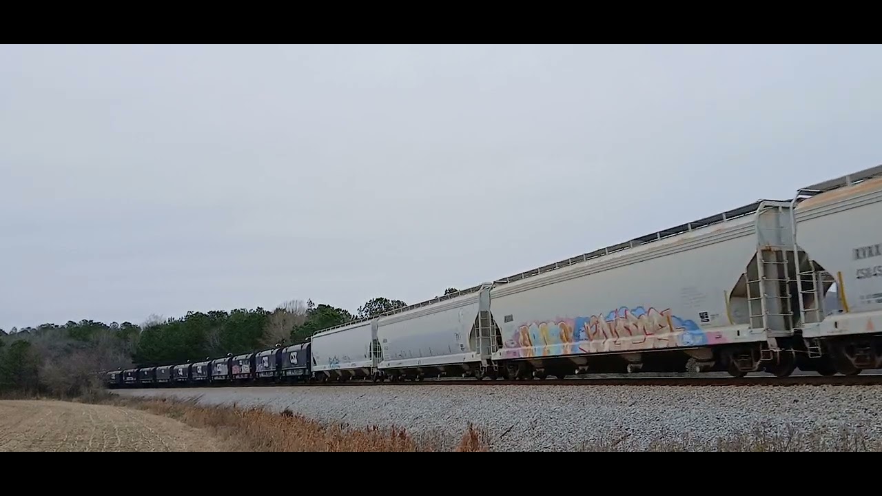 CSXT 4042 leads a local on the Lineville Sub 1/21/25 - YouTube