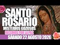 SANTO ROSARIO de Hoy Sábado 22 de Agosto de 2020|MISTERIOS GOZOSOS//VIRGEN MARÍA DE GUADALUPE