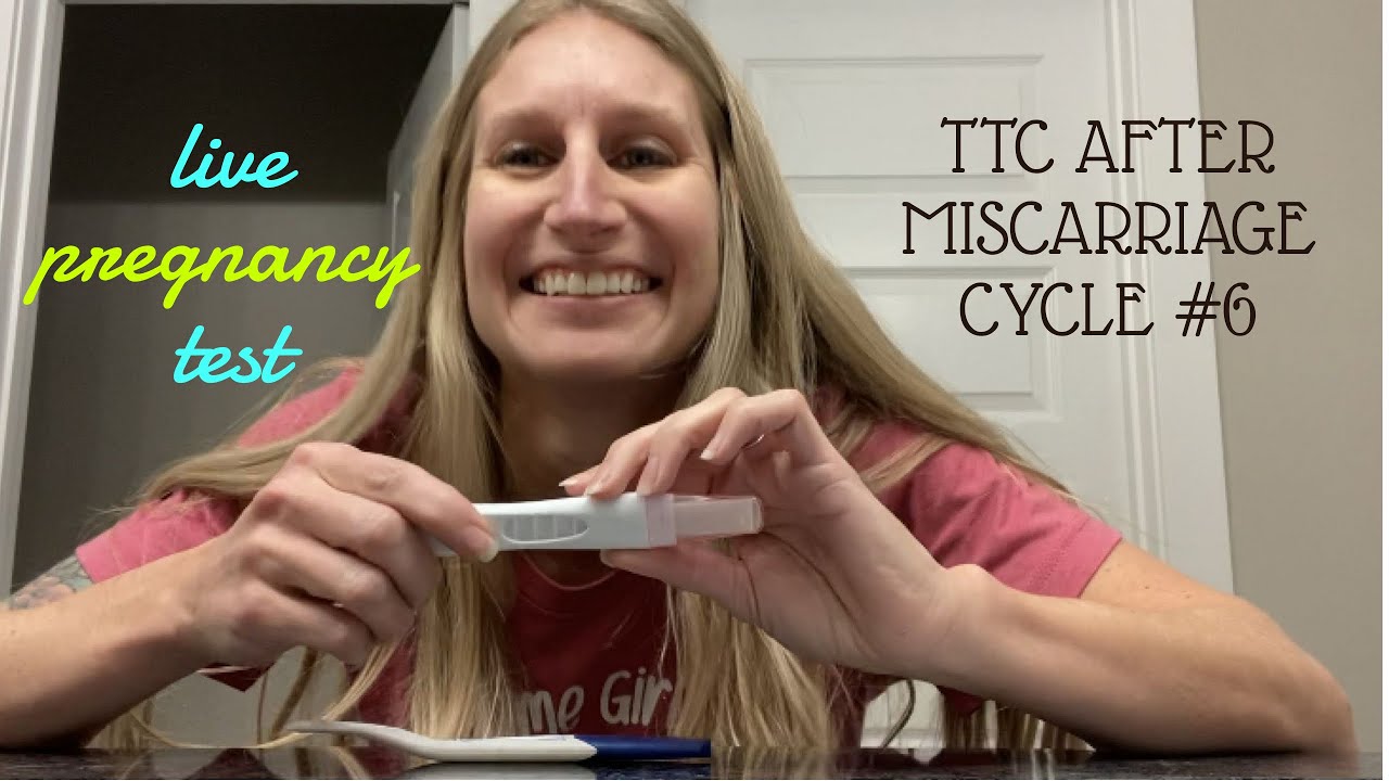 Live Pregnancy Test TTC after 3 Miscarriages YouTube