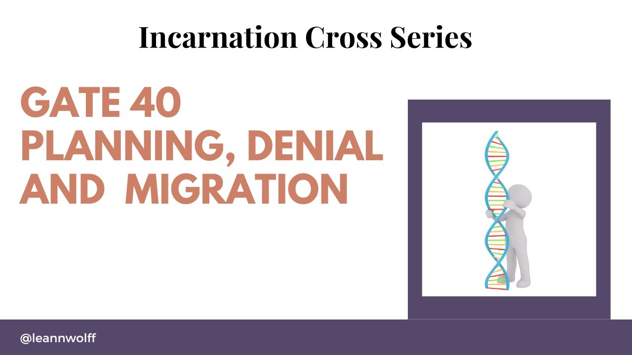 Gate 40 - Incarnation Cross - Planning Denial and Migration