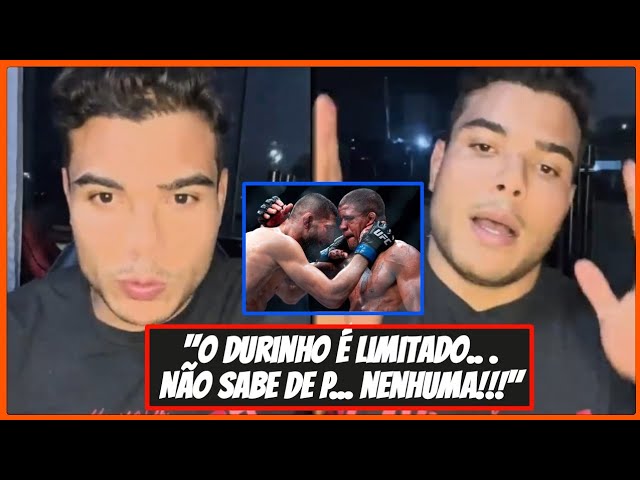 UFC: rival de divisão rasga elogios a Gilbert 'Durinho' e vê