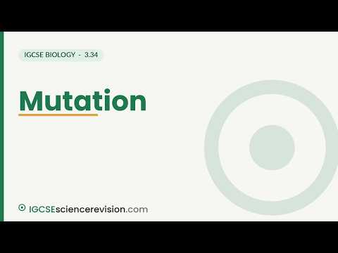 Mutation | Edexcel IGCSE Biology Revision