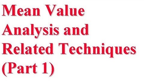 CSE567-13-34A: Mean Value Analysis and Related Techniques for Computer System Performance Evaluation