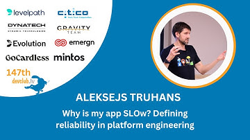 Why is my app SLOw? Defining reliability in platform engineering by Aleksejs Truhans
