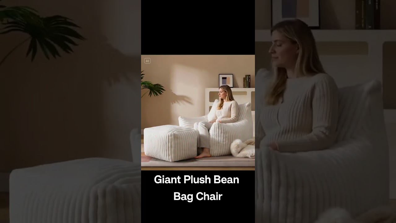 Giant Plush Bean Bag Chair