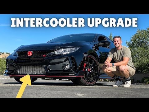 CIVIC TYPE R PRL INTERCOOLER INSTALL + FIRST DRIVE!