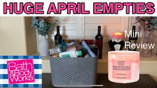 HUGE APRIL EMPTIES