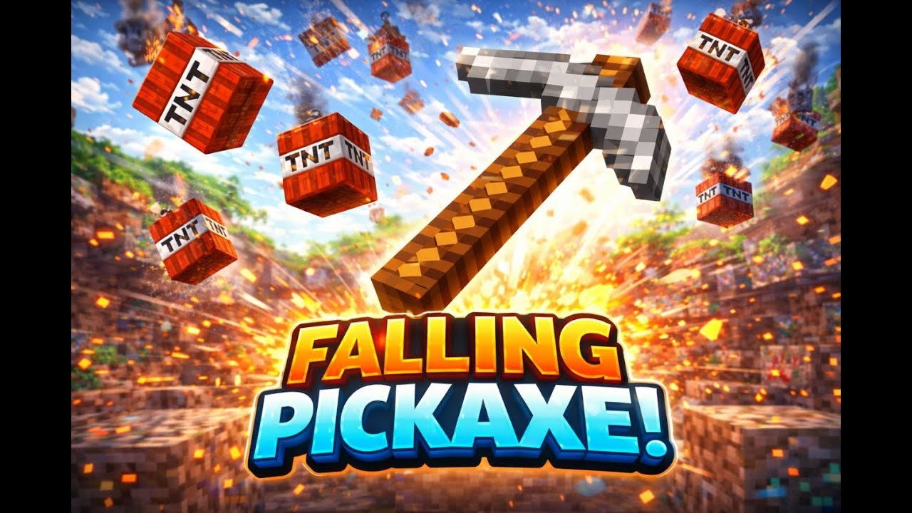 🔴 LIVE Minecraft Falling Pickaxe Game 🎯 #shortslive #live # ...