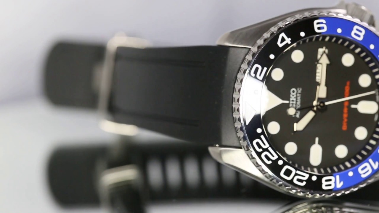 seiko skx007 gmt batman