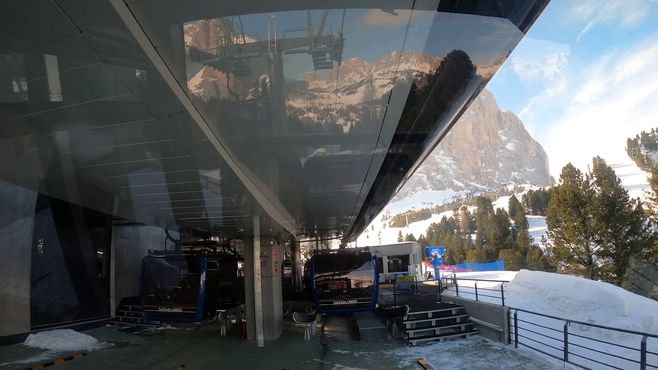 Risalita integrale cabinovia Leitner "Piz Seteur" Val Gardena (BZ)