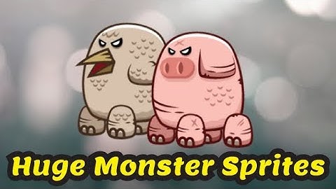 Huge Monster Sprites | Enemy Character for Game Developers