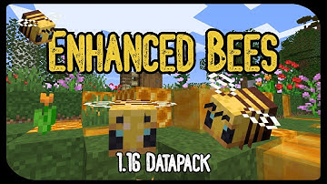 Enhanced Bees 1.16+ | Making Your Datapack Ideas In MINECRAFT