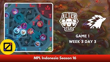 [Mini Map] Alter Ego vs ONIC Esports - Game 1 - Week 3 Day 3 - Regular Season - MPL ID S16