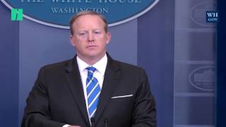 Famous Sean Spicer Insists Trump Is "Clear" On Comey "Tapes," But Won't Say Whether They Exist Profile